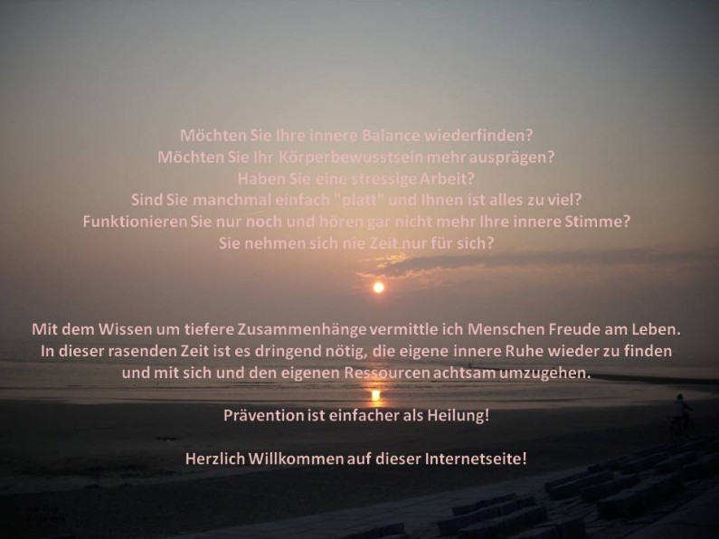 M�chten Sie Ihre innere Balance wiederfinden?
